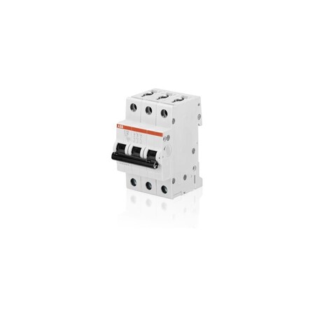 Abb MINI BREAKER, S200, 3 POLE, TRIP C, 1.6 AMP S203-C1.6